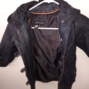 Kids leather jacket